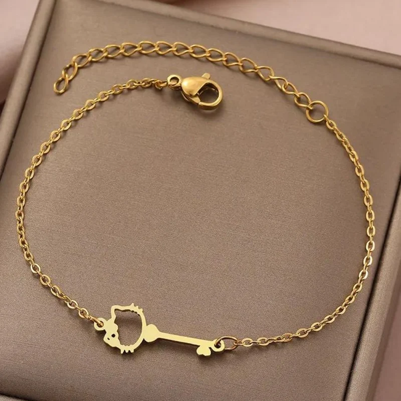 Bracelet Chat Clé