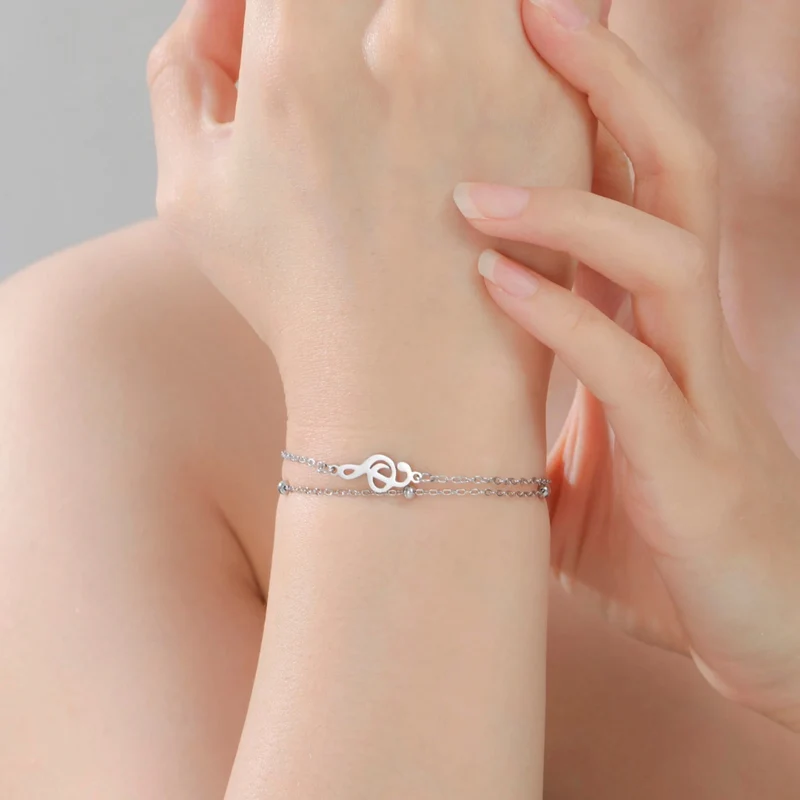 Bracelet Coeur Musique