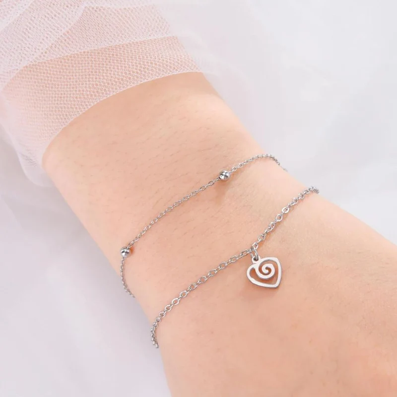 Bracelet Cœur Spiral
