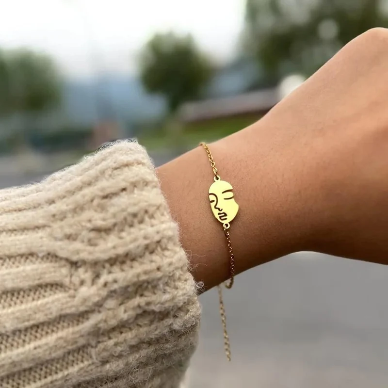 Bracelet Visage Art