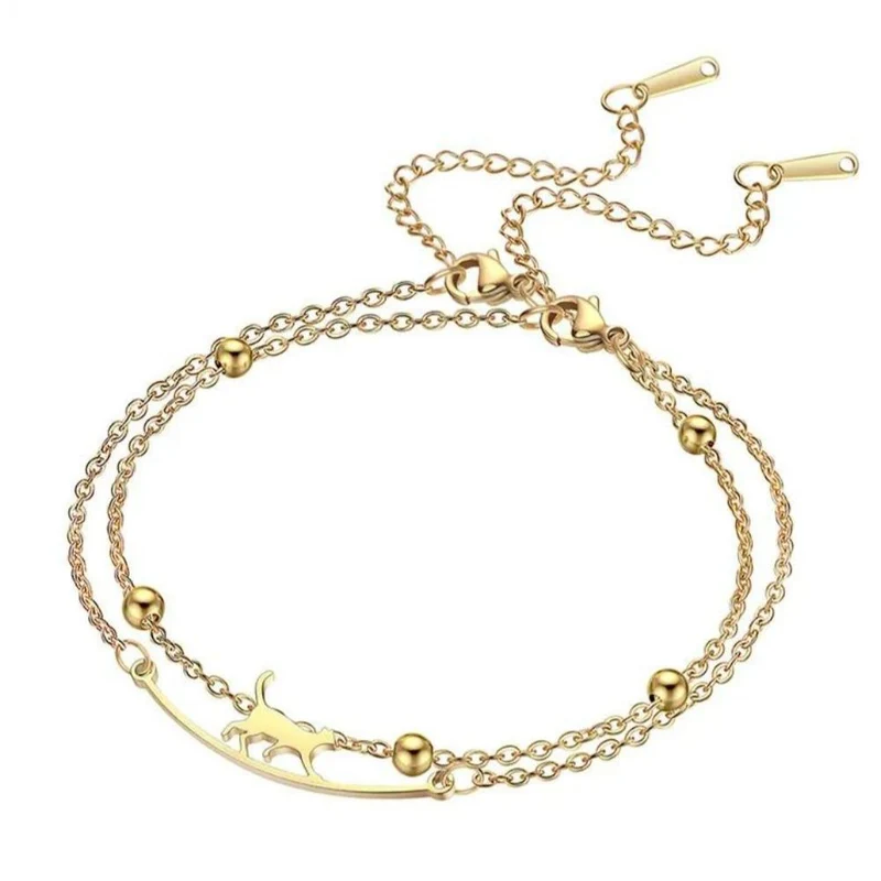 Bracelet Chat Nuit