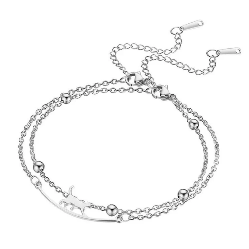 Bracelet Chat Nuit