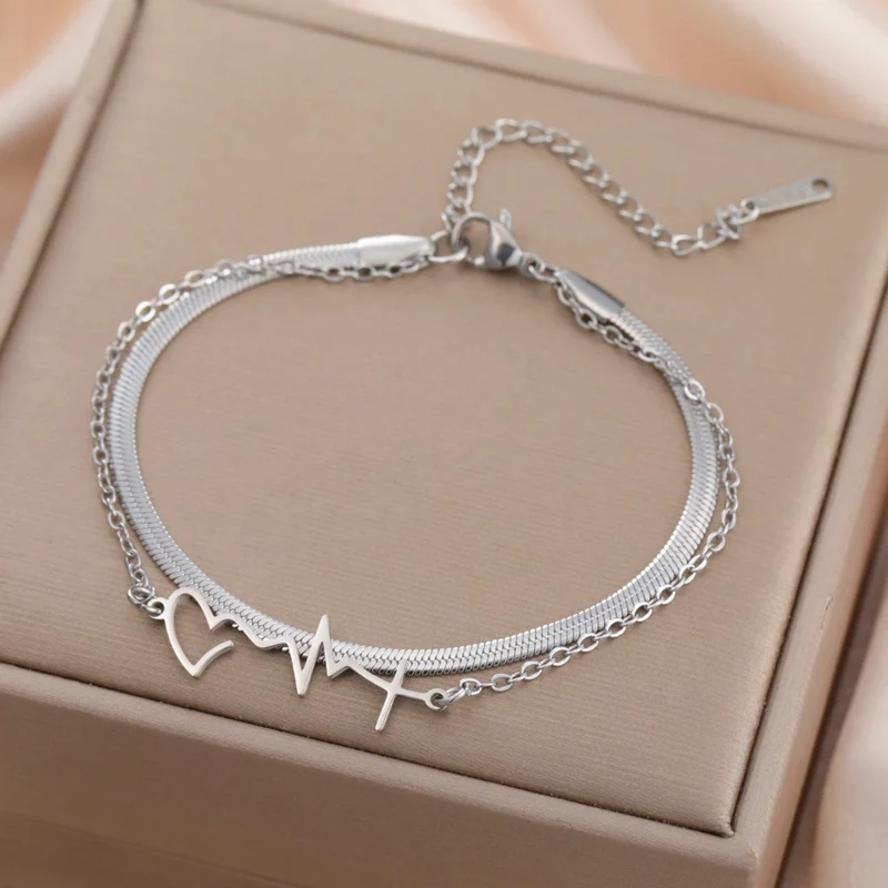 Bracelet Battement de Cœur Femme