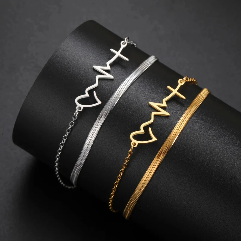 Bracelet Battement de Cœur Femme