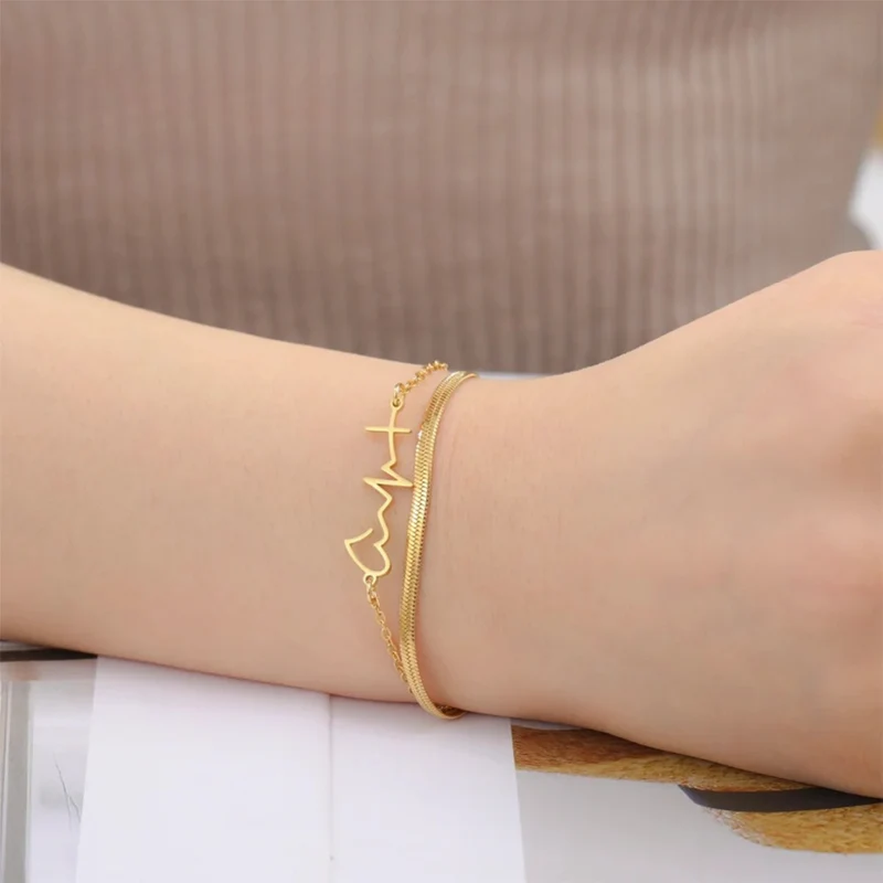 Bracelet Battement de Cœur Femme