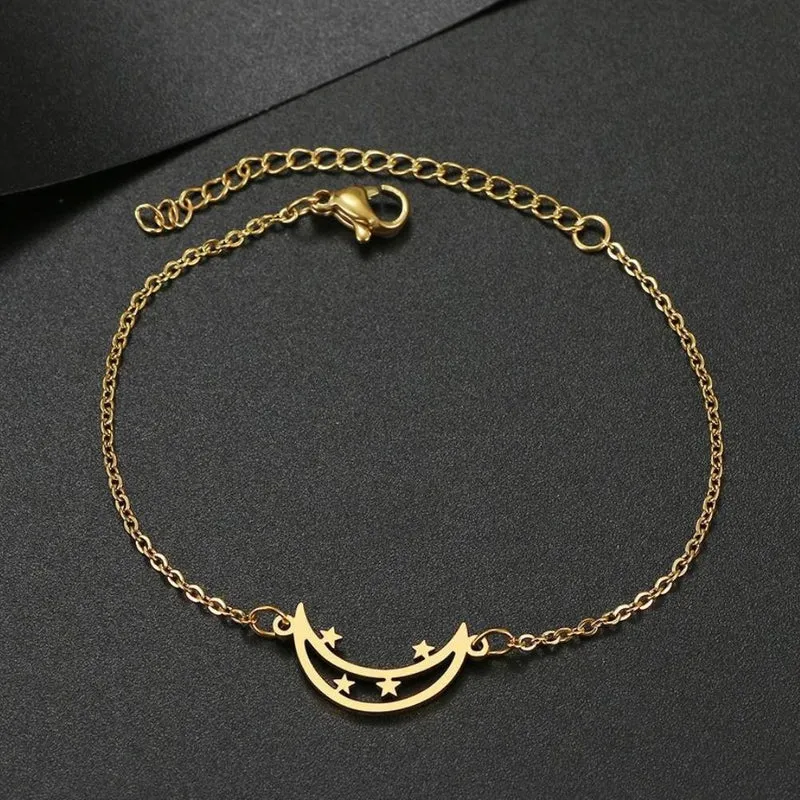 Bracelet Lune Étoile