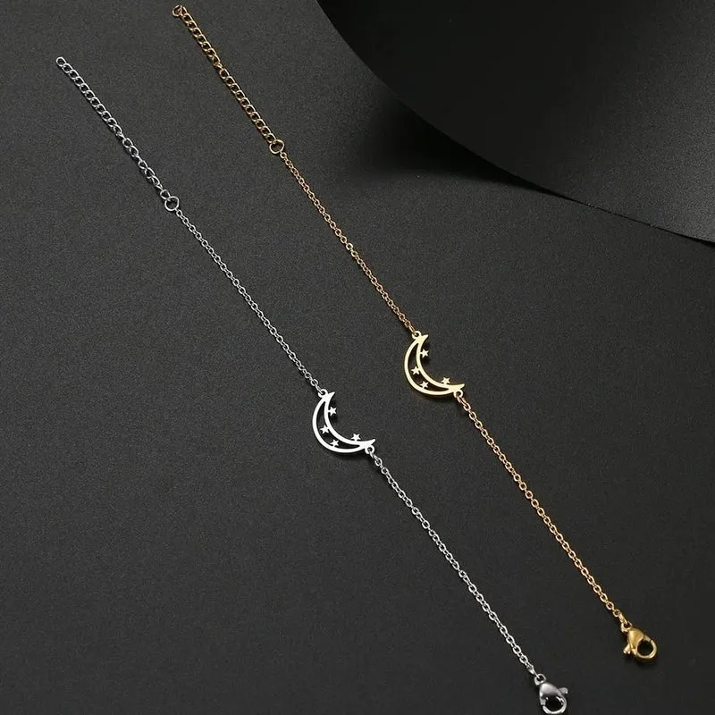 Bracelet Lune Étoile