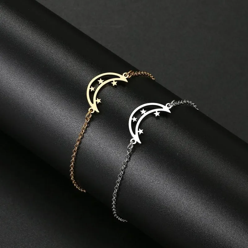 Bracelet Lune Étoile
