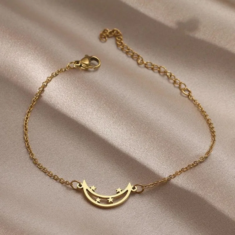 Bracelet Lune Étoile
