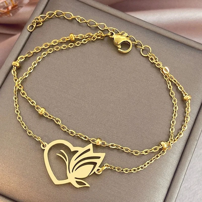 Bracelet Coeur Papillon