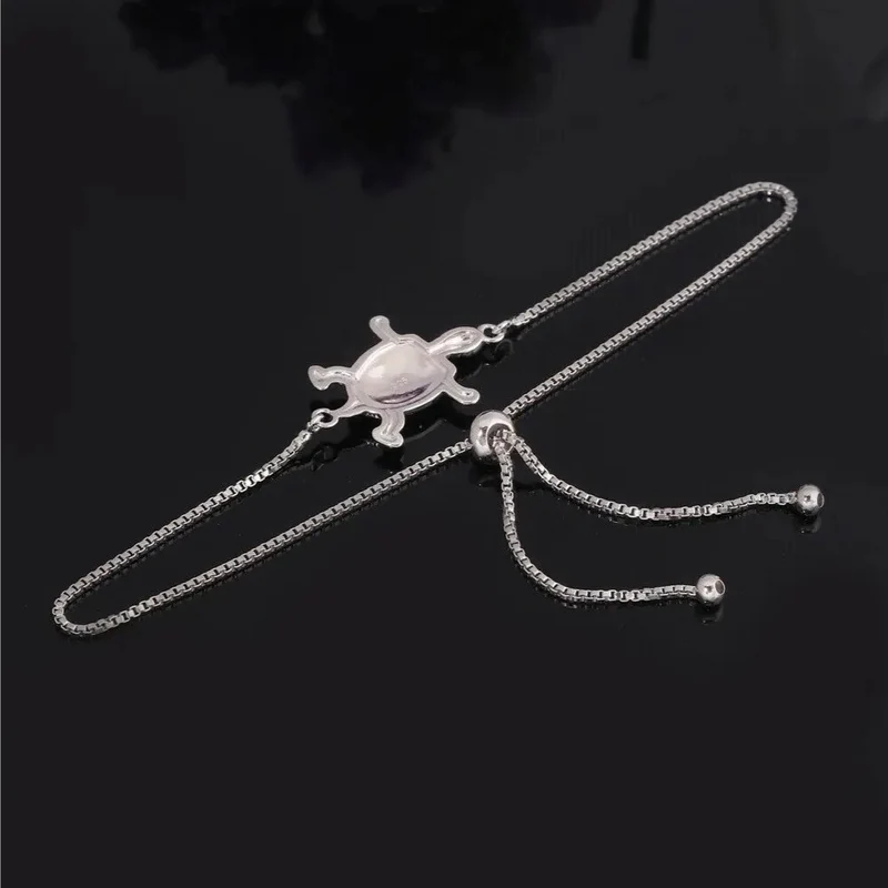 Bracelet Tortue Argent