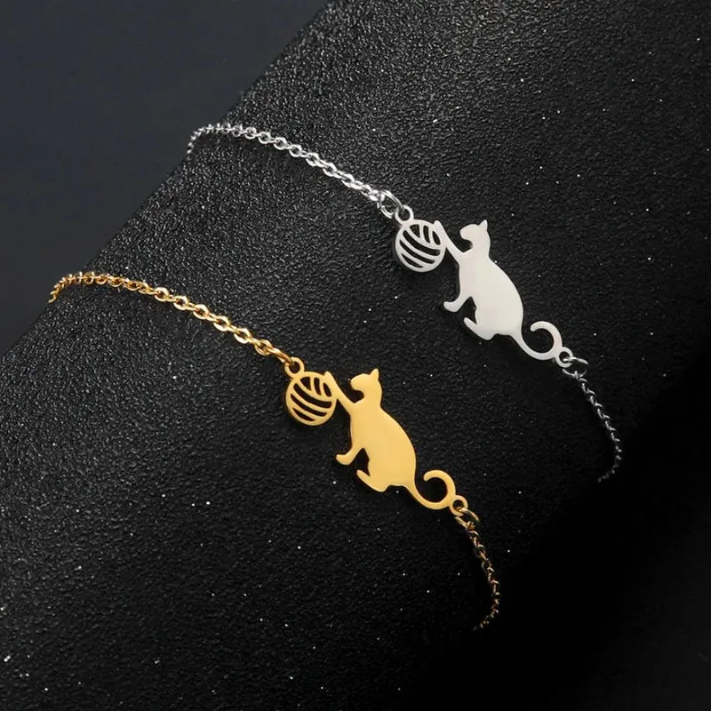Bracelet Chat Pelote