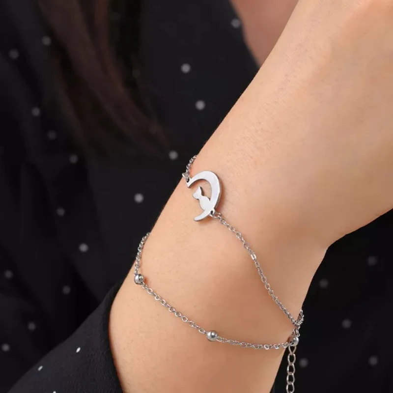 Bracelet Chat Lune