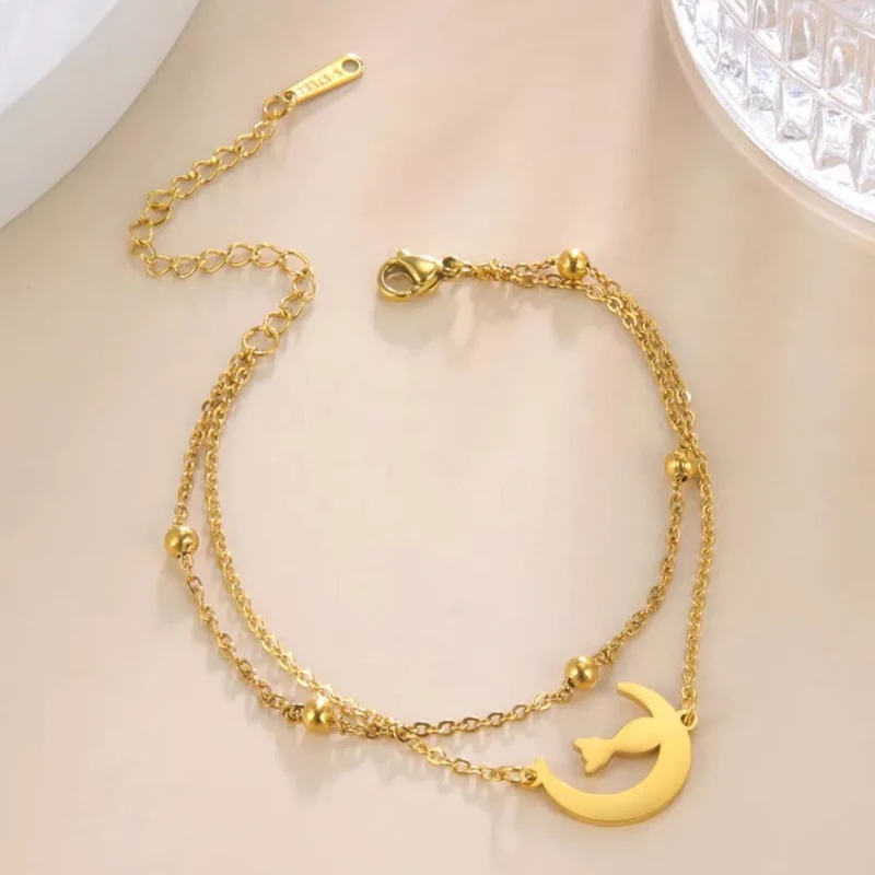 Bracelet Chat Lune
