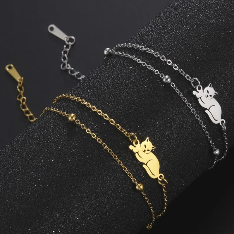 Bracelet Chat Allongé