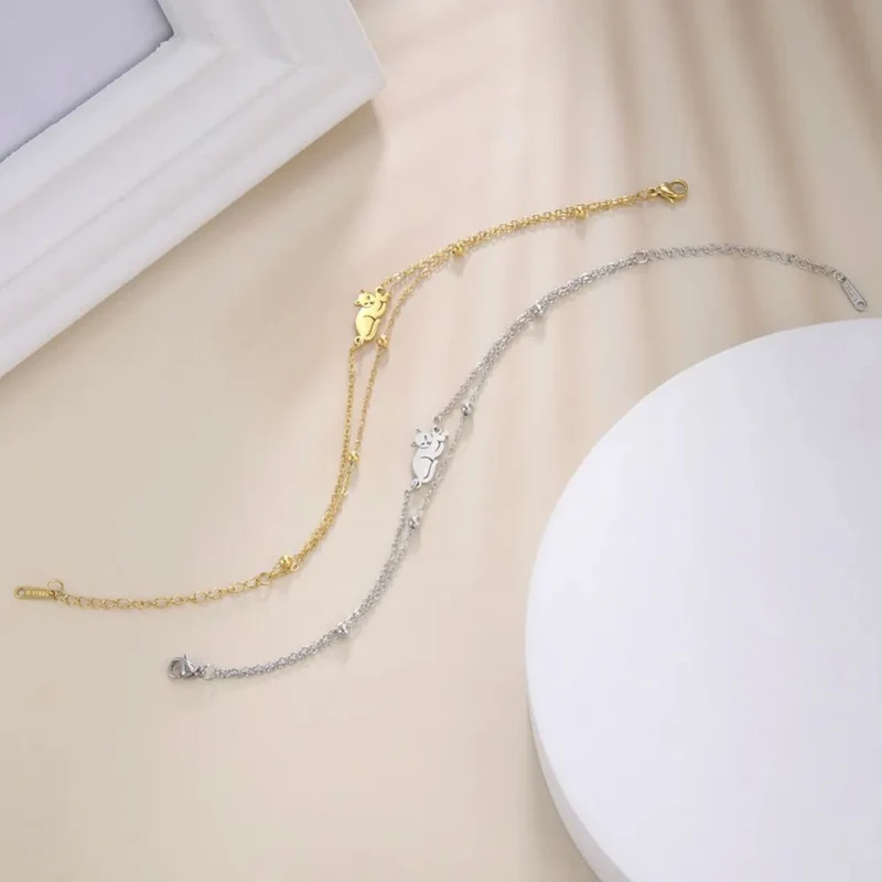 Bracelet Chat Allongé