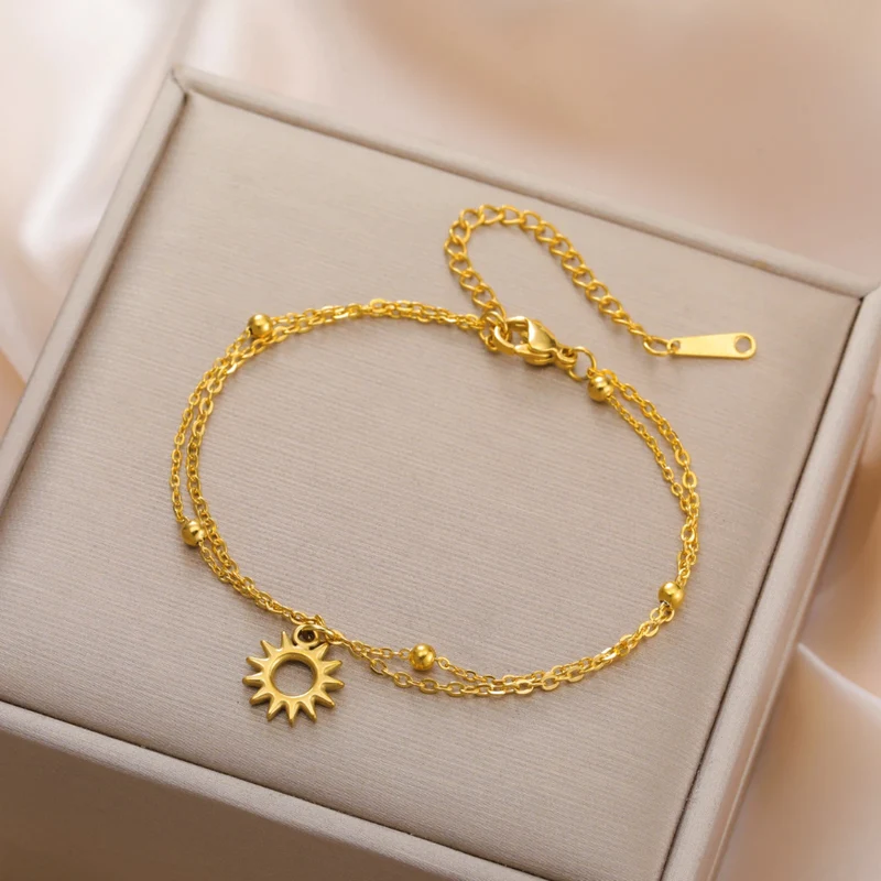 Bracelet Soleil Acier Inoxydable