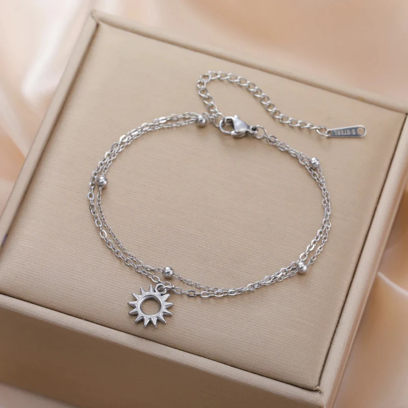 Bracelet Soleil Acier Inoxydable
