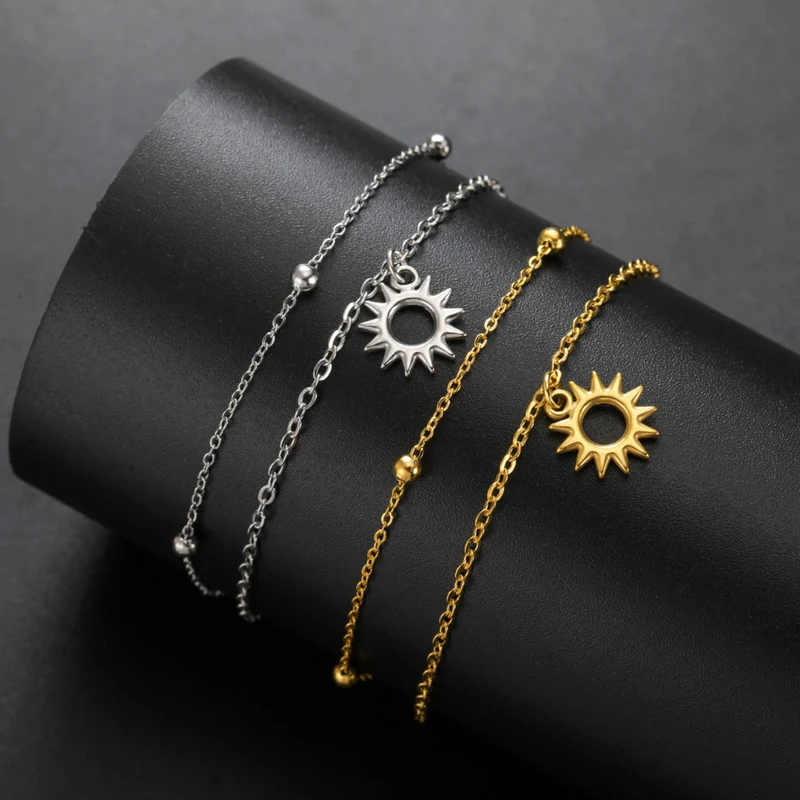 Bracelet Soleil Acier Inoxydable
