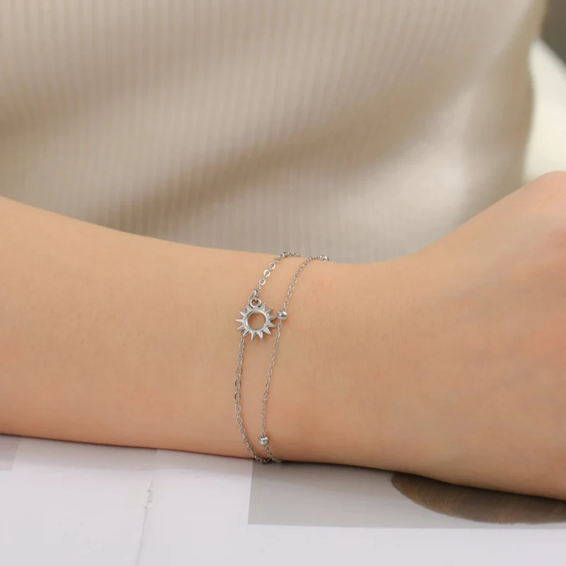 Bracelet Soleil Acier Inoxydable