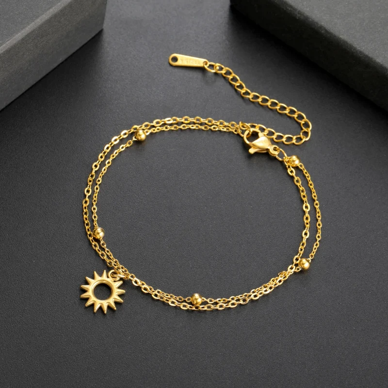 Bracelet Soleil Acier Inoxydable