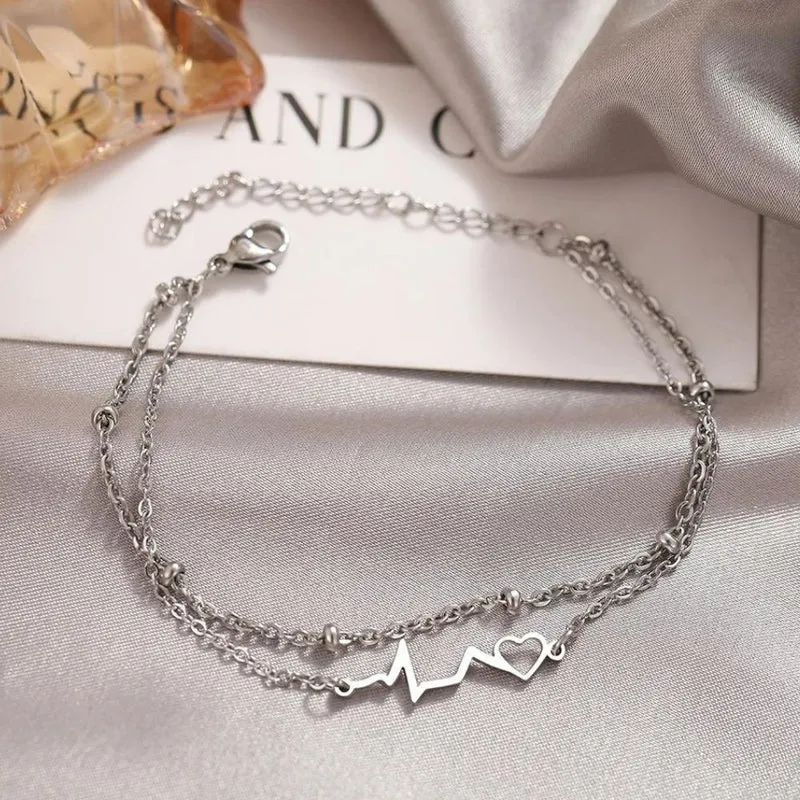 Bracelet Cœur Ondes