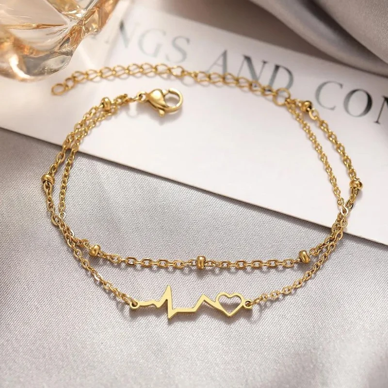 Bracelet Cœur Ondes