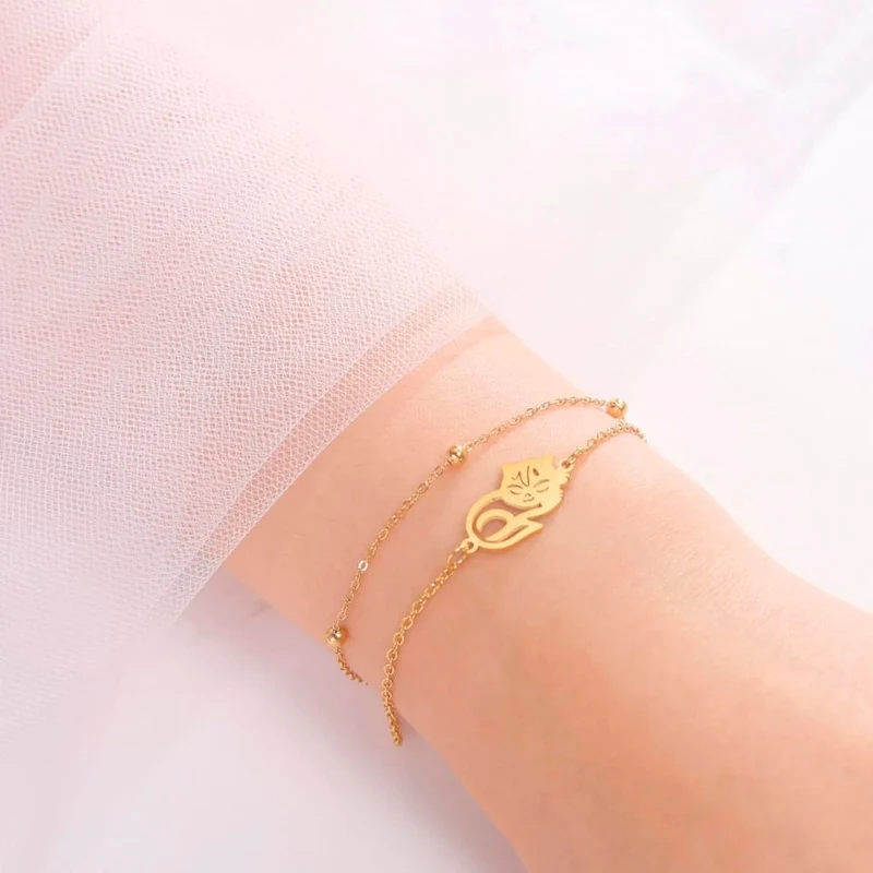 Bracelet Chat Chainette