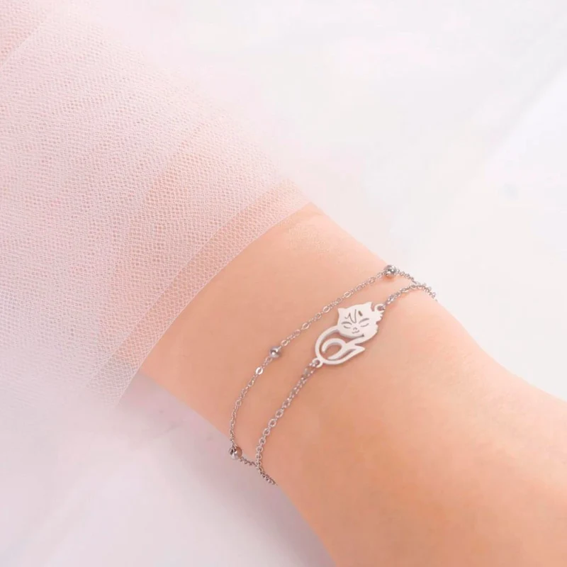 Bracelet Chat Chainette