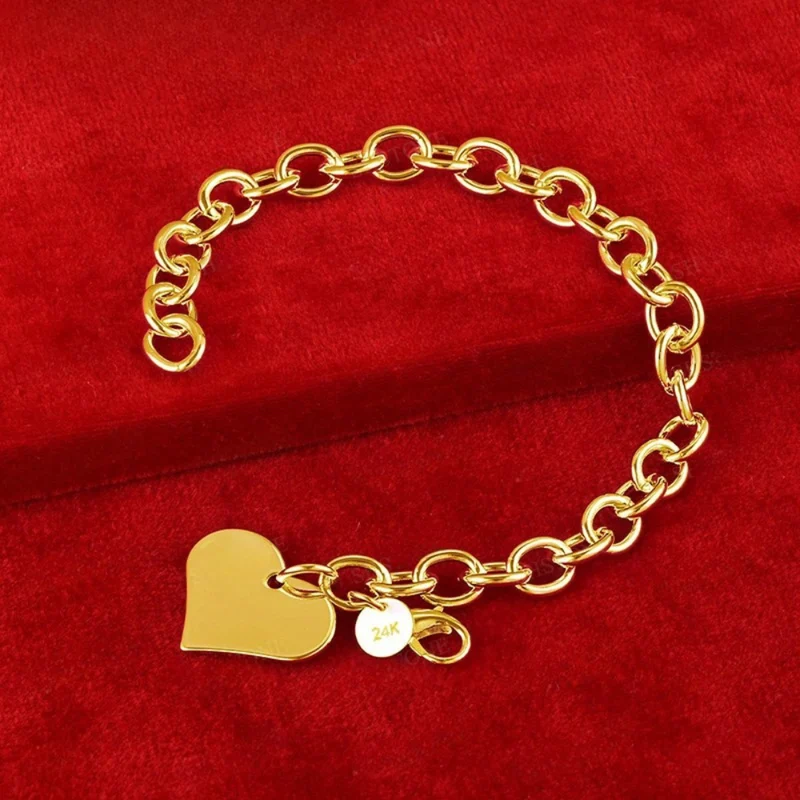Bracelet Coeur Maillon