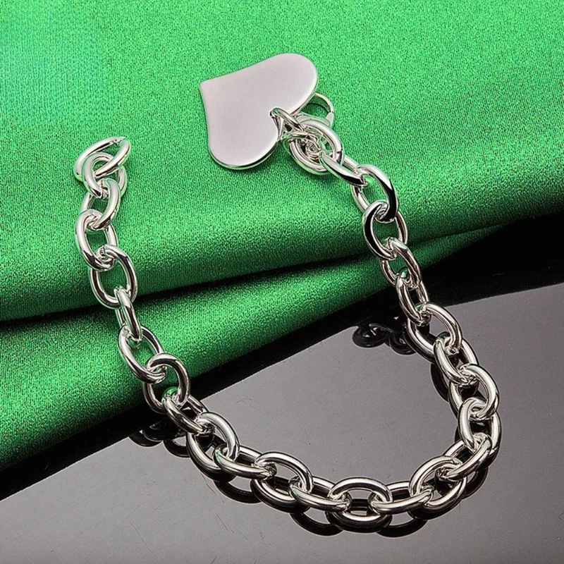 Bracelet Coeur Maillon