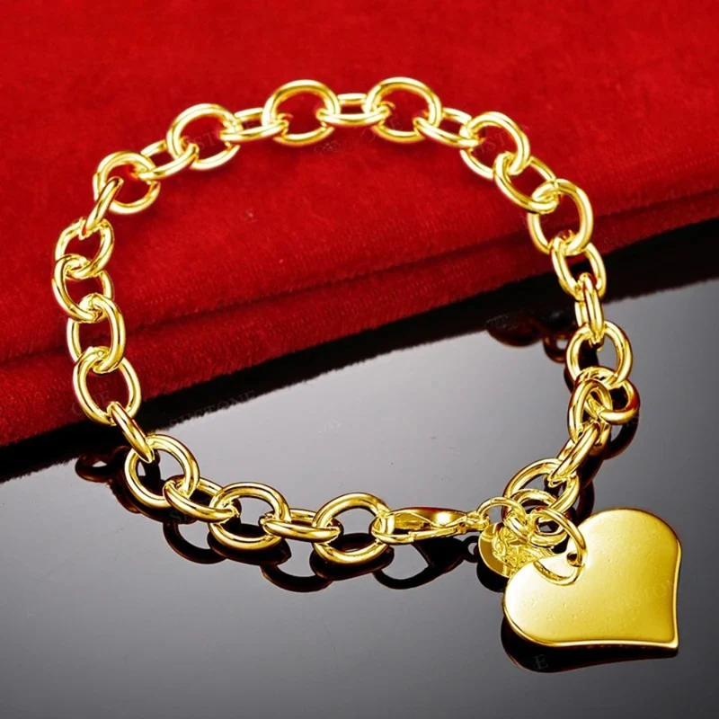 Bracelet Coeur Maillon