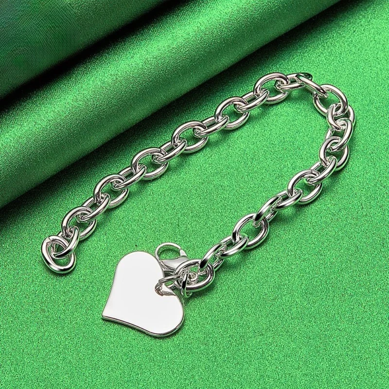Bracelet Coeur Maillon