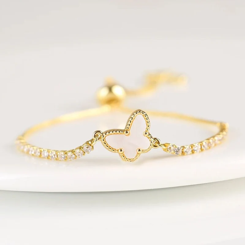Bracelet Papillon Or Diamant