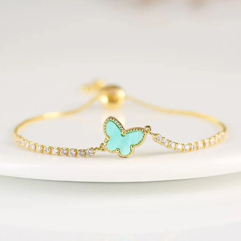 Bracelet Papillon Or Diamant