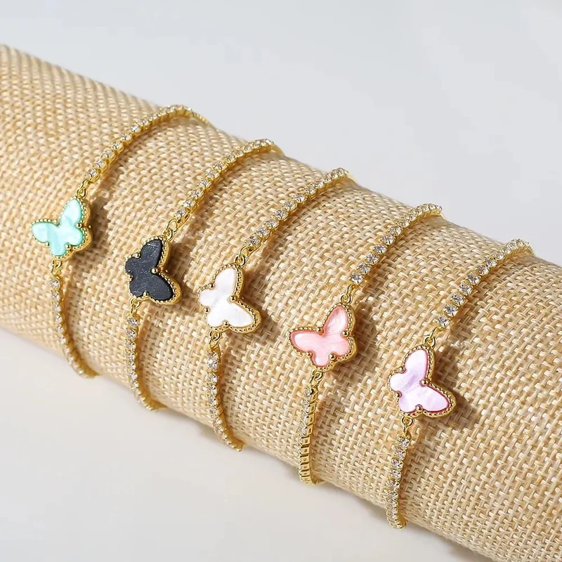 Bracelet Papillon Or Diamant