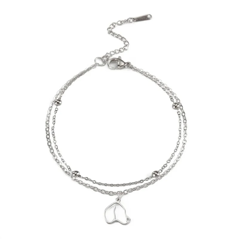 Petit Bracelet Tête de Chien