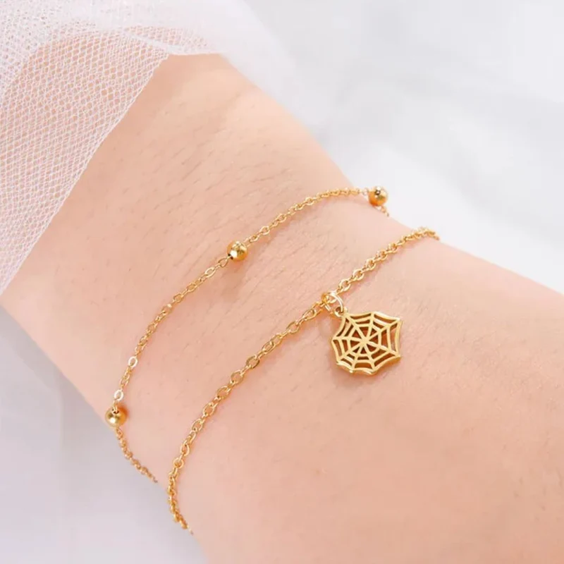 Petit Bracelet Toile Araignée