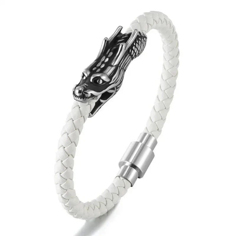 Bracelet Dragon Cuir