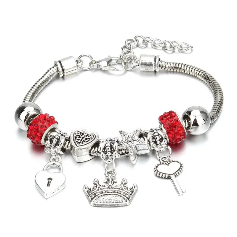 Bracelet Couronne Breloque
