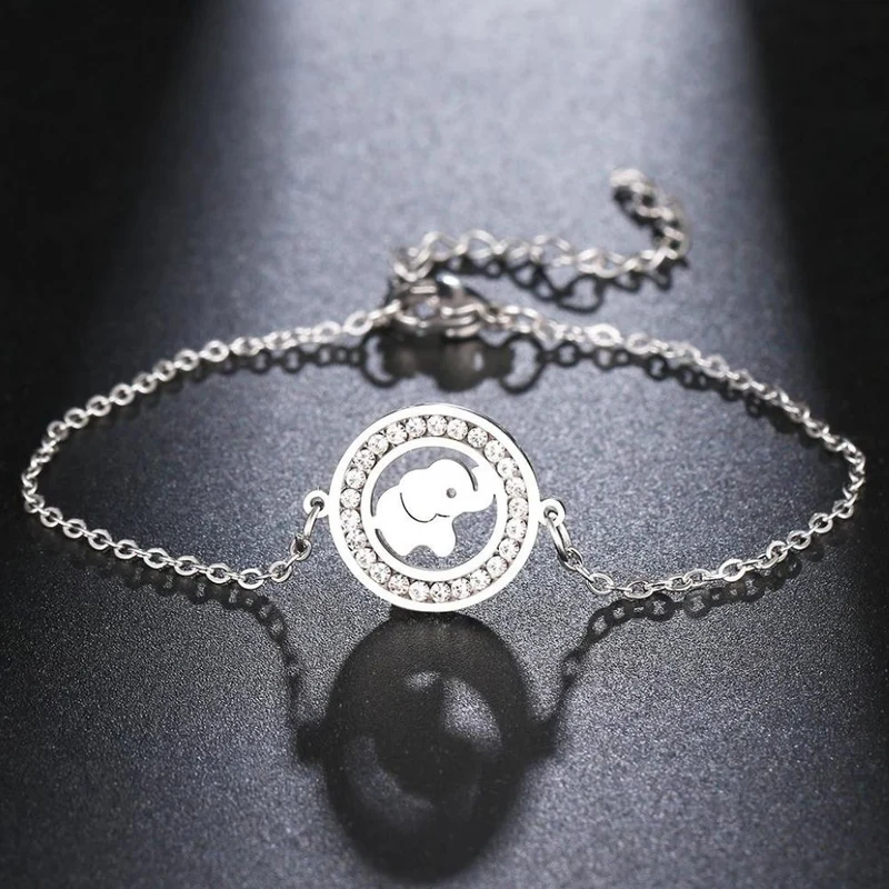 Bracelet Éléphant Strass
