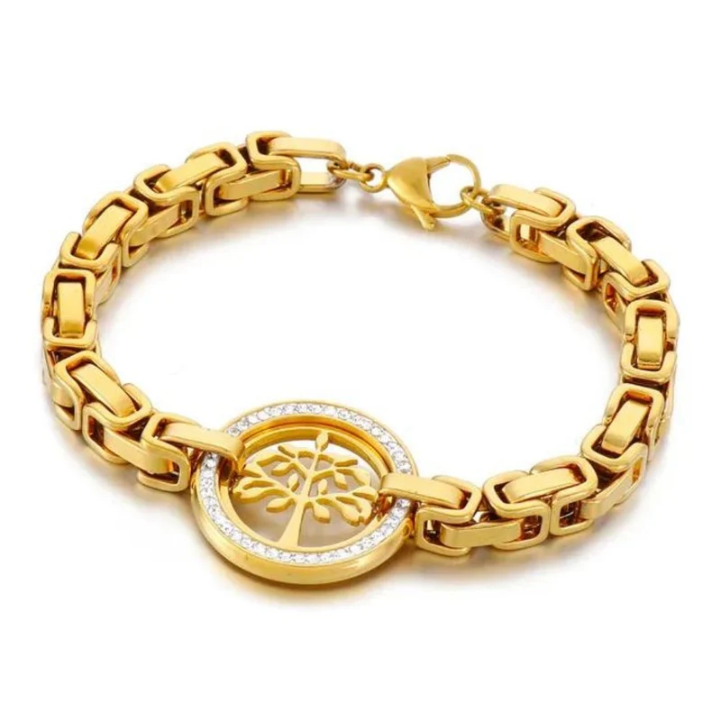 Bracelet Arbre de Vie Gourmette