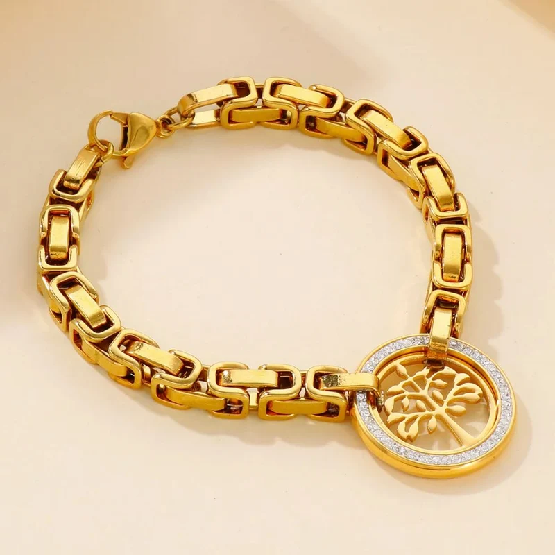 Bracelet Arbre de Vie Gourmette