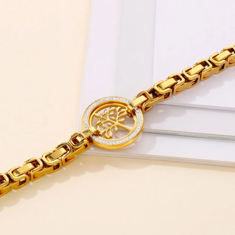 Bracelet Arbre de Vie Gourmette