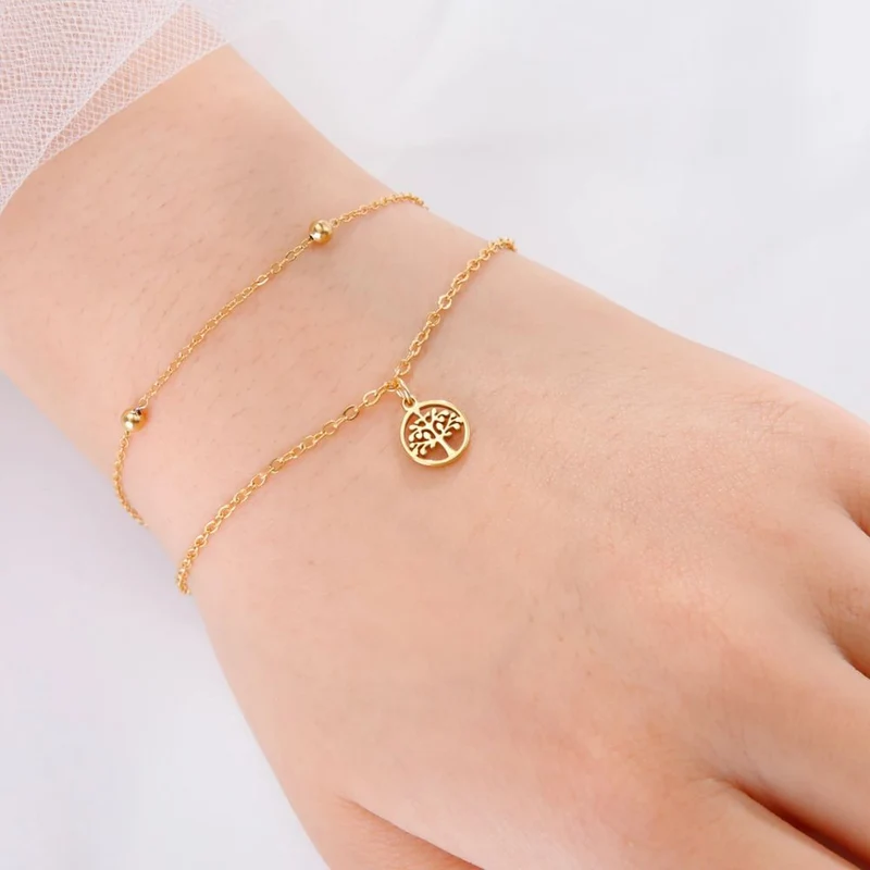 Bracelet Arbre de Vie Acier Inoxydable