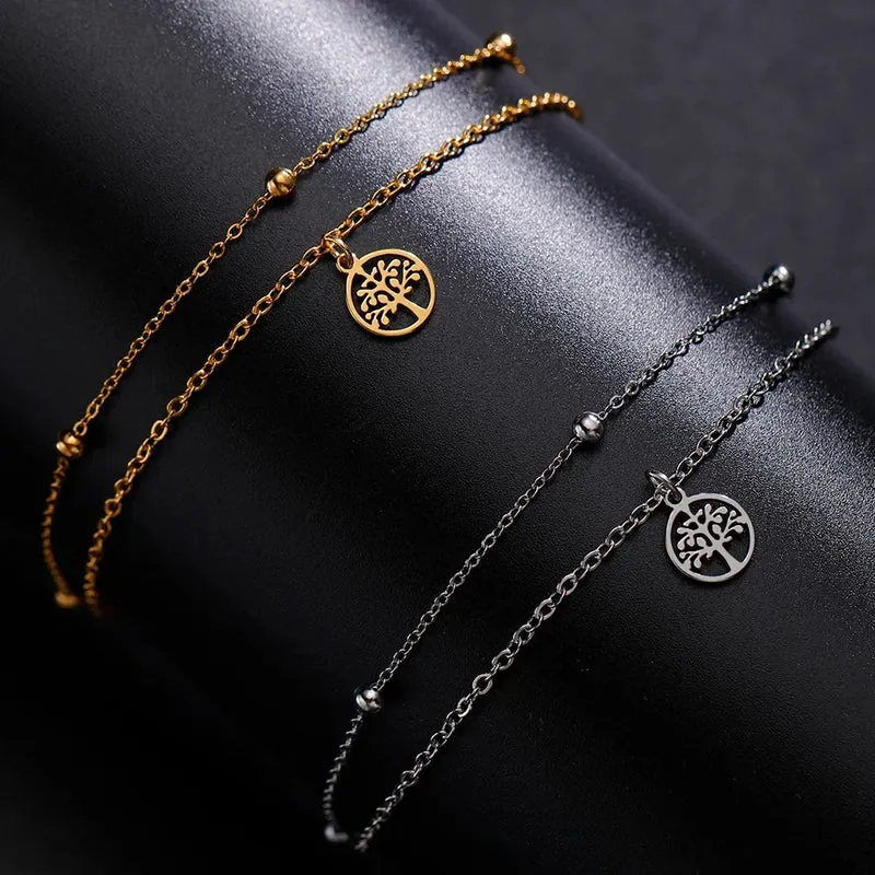 Bracelet Arbre de Vie Acier Inoxydable