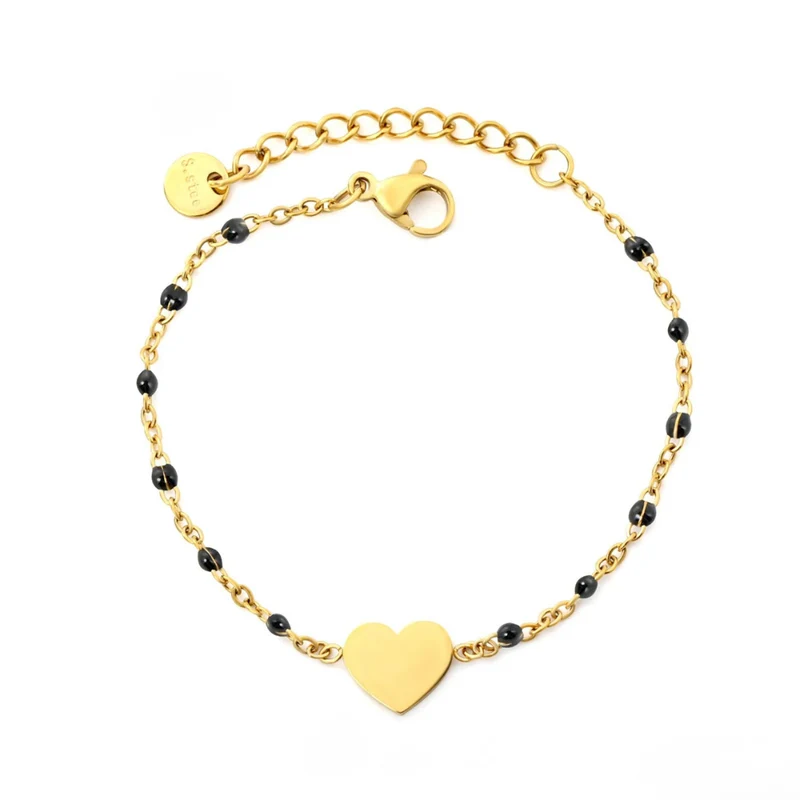 Bracelet Cœur Perles