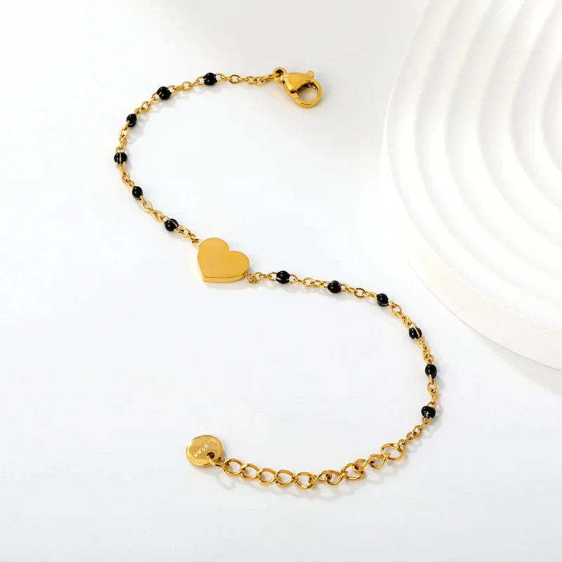 Bracelet Cœur Perles