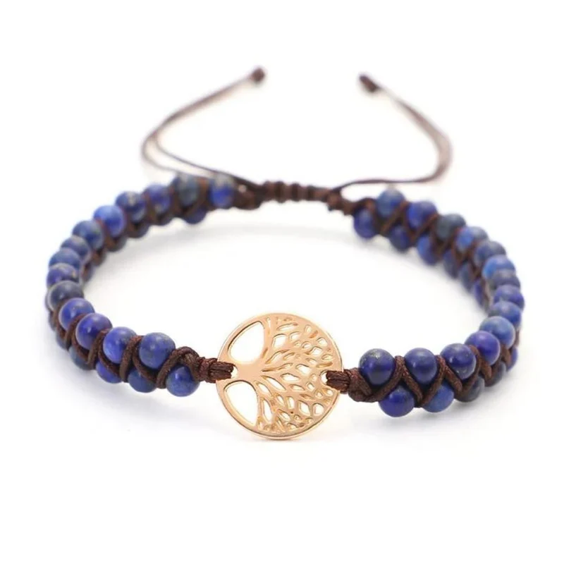 Bracelet Arbre de Vie Perles Or