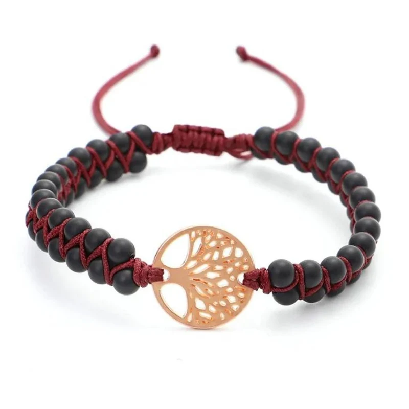 Bracelet Arbre de Vie Perles Or